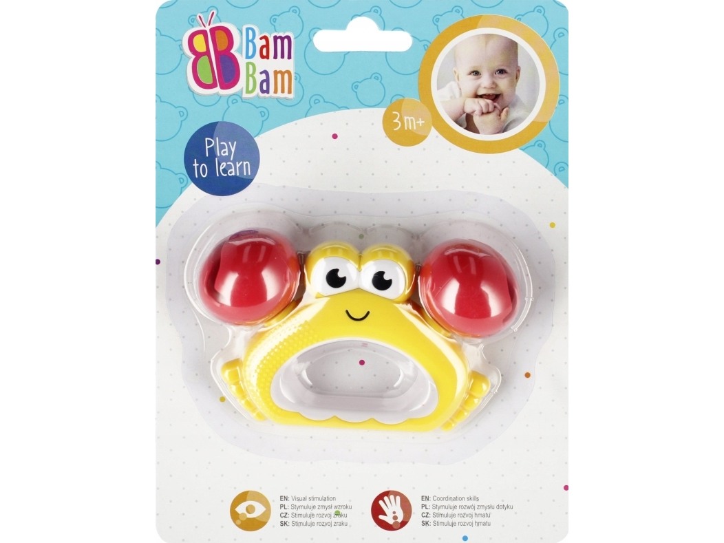 BamBam BAM BAM CRUNCH 15X20 B/C 36/144 | Leksaker - För dom minsta - Skallror | GameStuff