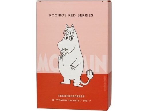 Tea Ministry HERBATA MIESIĄCA: Tea Ministry - Moomin Rooibos Red Berries - Herbata 20 piramidek | Köksapparater - Köksmaskiner | GameStuff