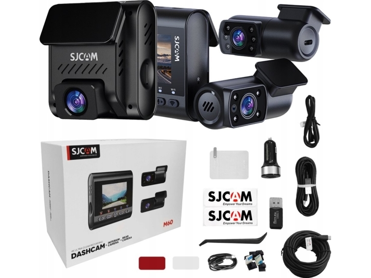 Sjcam Sjcam Sjdash M60 Black (3Ch) +2 Kameras