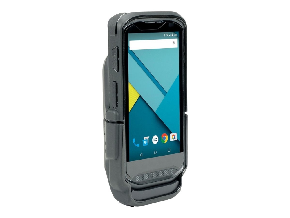 Mobilis Protech - Bagsidecover Til Dataindsamlingsterminal - Grov - Med Powerback-Batteri - 30 % Genbrugt Materiale - Sort - For Zebra Tc20