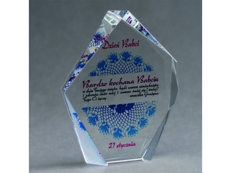 Victoria Sport trofæglas med farvetryk LuxorJet i etui