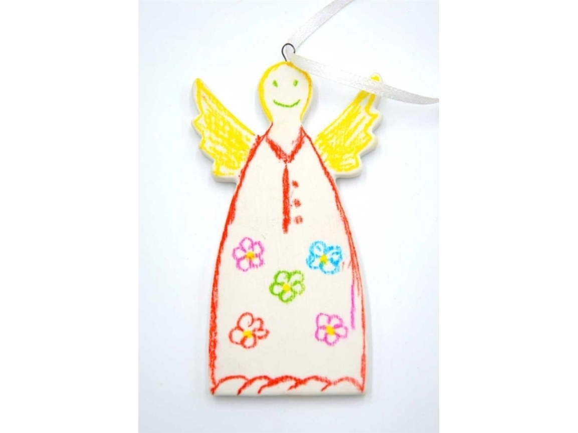 Dekoration til jul, gavebutik engel