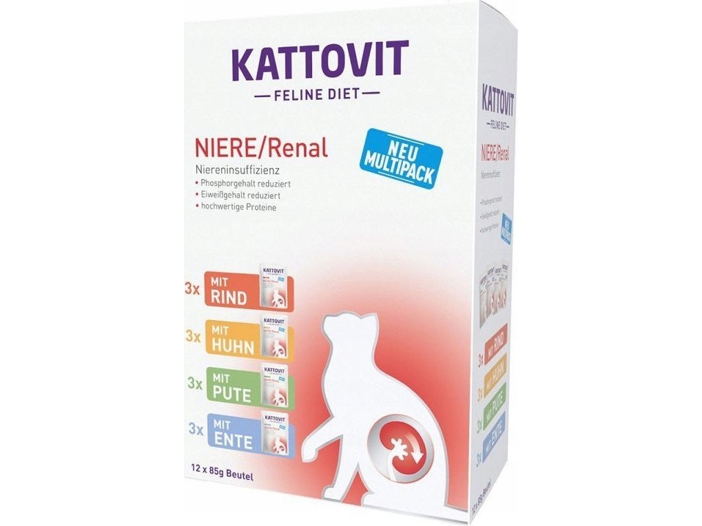 Kattovit Kattovit Feline Na Nerki 12X 85G Dla Kota