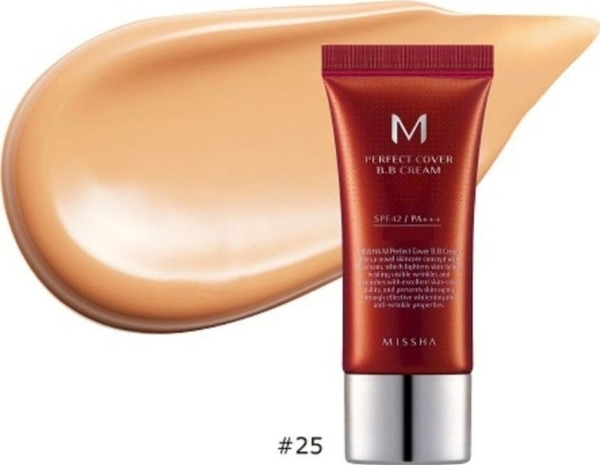 Missha M Perfect Cover Bb Cream Spf 42 (No.25 Warm Beige) 20 Ml