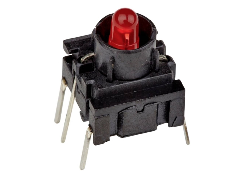 Mec 3Fth980 Multimec 3F Series Skifter 24 V 50 Ma Tastende Rød (L X B X H) 10 X 10 X 10.40 Mm Ip67 1 Stk