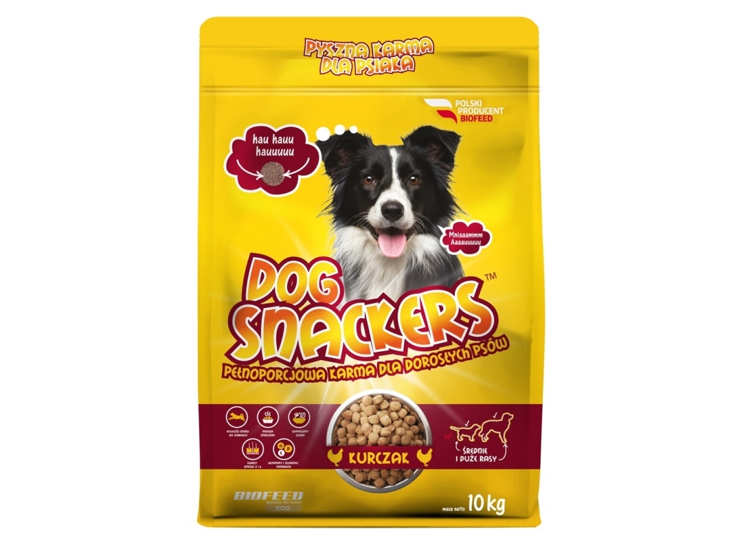 Biofeed Dog Snackers Adult Medium &Amp Large Huhn - Trockenfutter Für Hunde - 10Kg