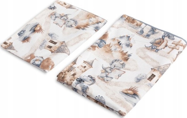 Sensillo POŚCIEL 2-EL. SMOKI JEANS 100X135 CM | Baby & barn - Sömntid - Baby sängkläder set | GameStuff