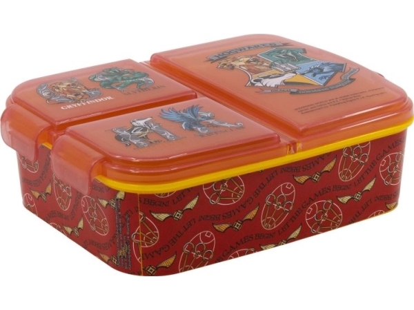 Frühstück / Lunchbox Stor 14120 3 Fach Harry Potter (Rot)