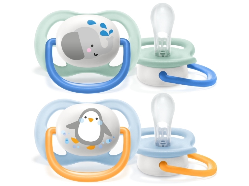 Philips AVENT ultra air SCF080 napp, Ultramjuk napp, Ortodontisk, Silikon, Pojke, Tål diskmaskin | Baby & barn - Utrustning för barn | GameStuff