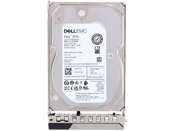 Dell Hårddisk 2 Tb Hot Swap 3 5  " 7200 Rpm