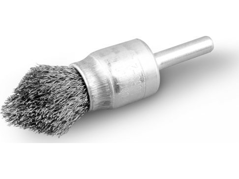 Un Stålbørste/Skrubbebørste, Ståltråd, Skaft 6 Mm, Fi25 Mm (1 Stk)