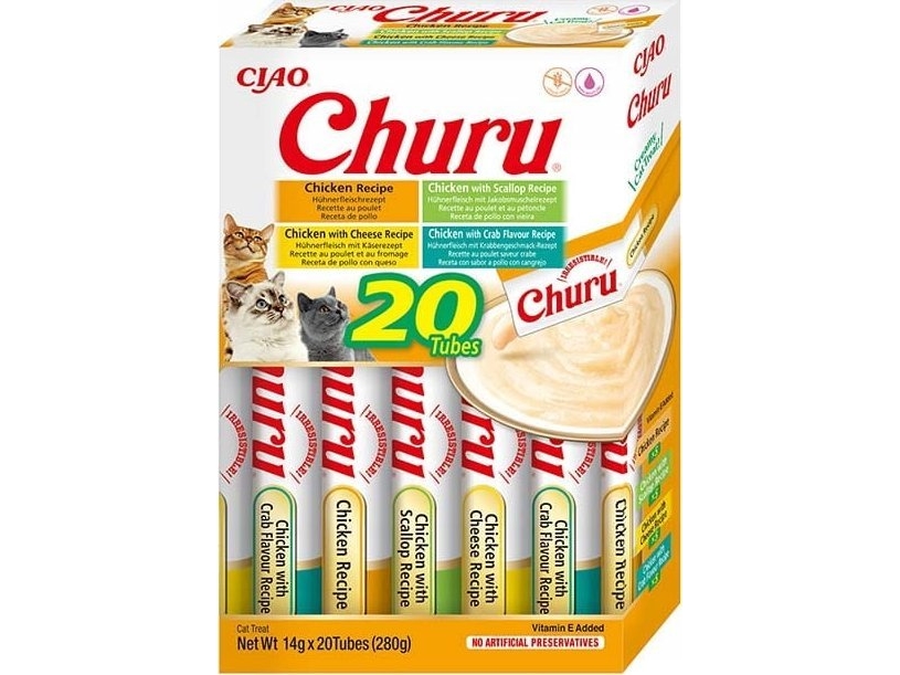 Inaba Churu-Sortenbox Huhn - Kattegodbidder - 20 X 14G