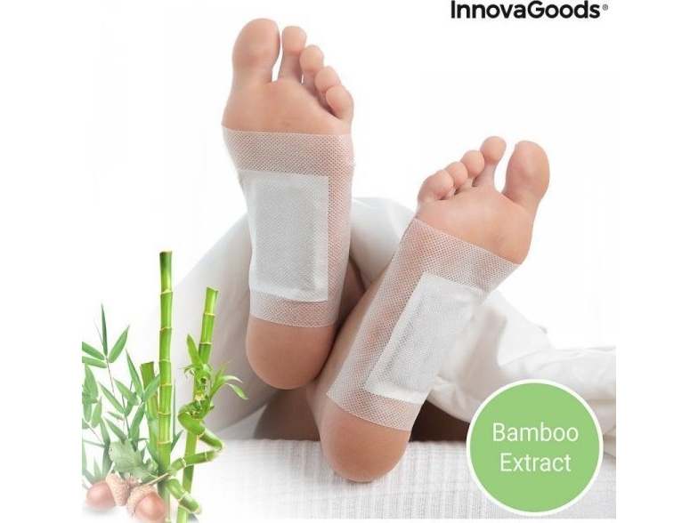 InnovaGoods InnovaGoods Bambus Detoxifying Foot Patch 10 stk