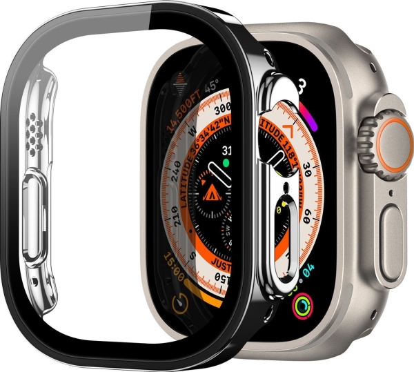 Dux Ducis Dux Ducis Hamo Etui Für Apple Watch Ultra 49 Mm Metallische Hülle Schwarz