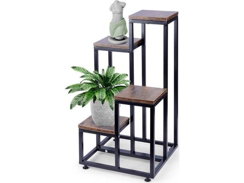 Vilde 4-delad blomsterrabatt i metall 69 cm | Trädgården - Växthus - Högbädd | GameStuff