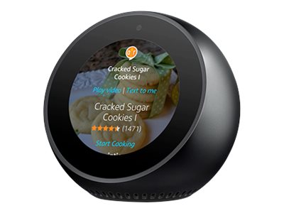 Amazon Echo Spot - Smart Display - Lcd 2,8" - Trådløs - Bluetooth, Wi-Fi - App-Kontrolleret - Sort