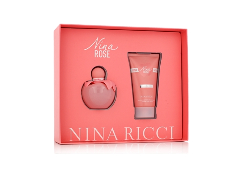 Nina Ricci Nina Rose Les Belles De Nina Giftset 125 ml Edt Spray 50ml/Body Lotion 75ml