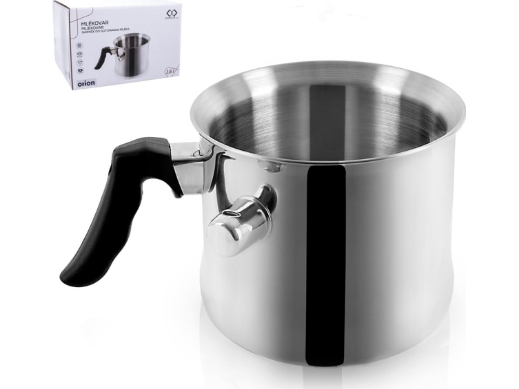 Orion kastrull för mjölk 1,5 L stål universell | Köksutrustning - Grytor & pannor - Grytor | GameStuff