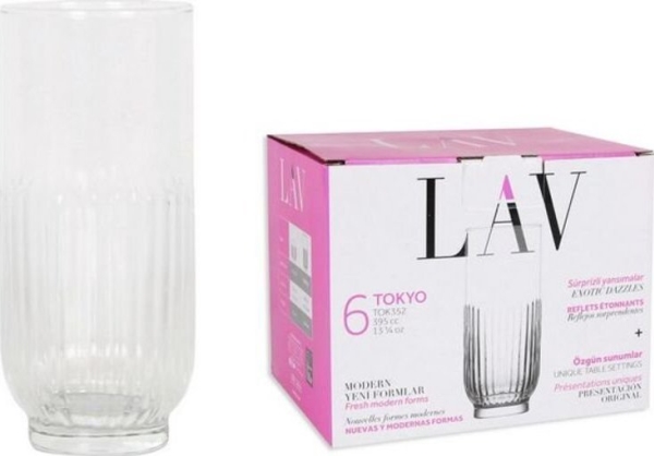 lav kieliszków LAV Tokyo (6 uds) (395 ml)
