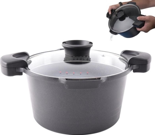 Orion pastagryta 24 cm GRANDE dräneringsfunktion universell | Köksapparater - Köksmaskiner - Pastamaskiner | GameStuff