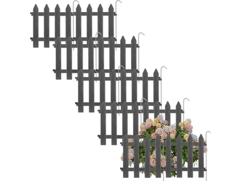 Vilde palisade puutarha-aita grafiittireunus 10 kpl 30x30 cm Vilde palisade puutarha-aita grafiittireunus 10 kpl 30x30 cm