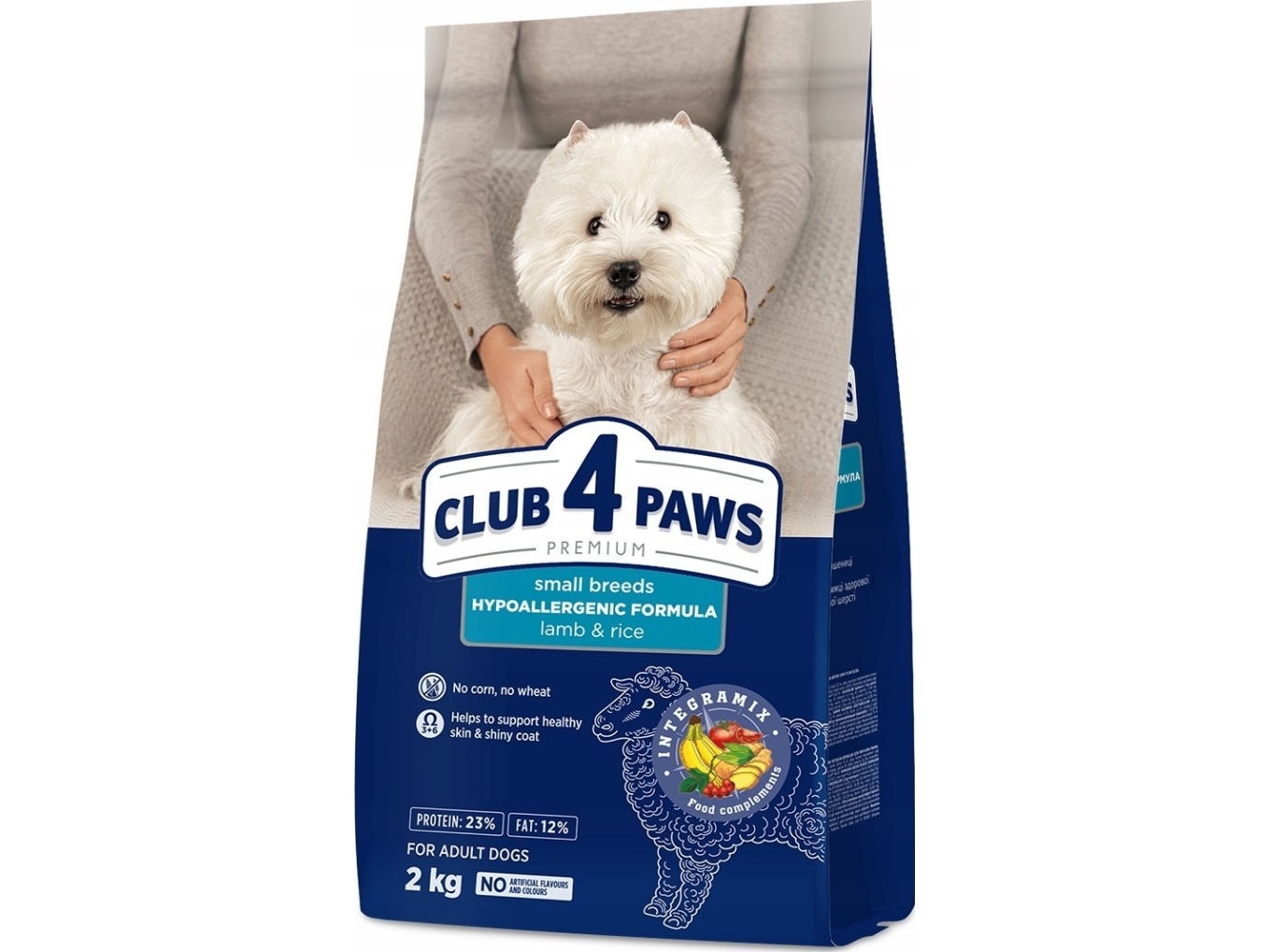Synthesis CLUB4³ DOG 2kg karitsanmaitoriisi pienet rodut