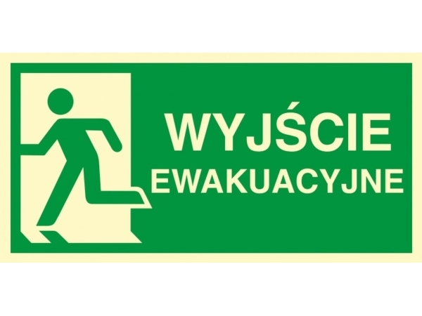 PROCERA AC100CEPS - FLUGTVEJSSKILT - RETNING MOD NØDUDGANG - VENSTRE