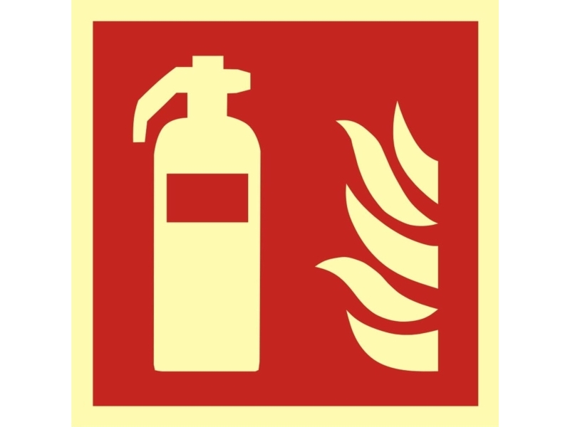 Procera Prc-Baf001c1ps - Brandschutzzeichen - Feuerlöscher - Baf 001 C1 Ps
