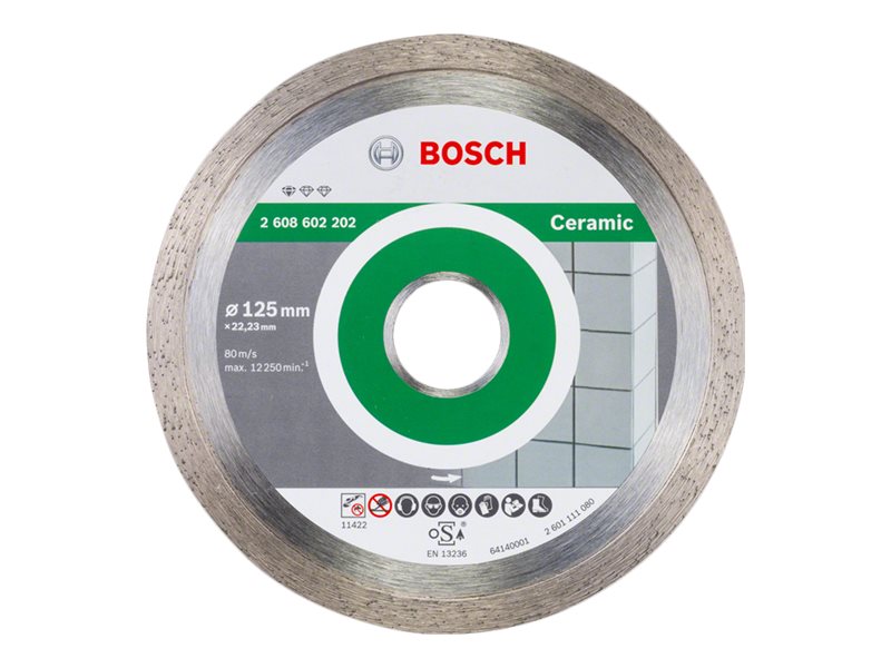 Bosch Diamantskive Std Ceramic 125X22,23Mm