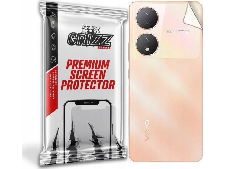 Grizzglass Folie På Bagsiden Grizzglass Satinskin Til Vivo Y100