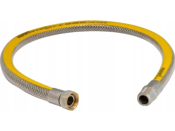 Anslutningsslang Perfexim PHA-251/2 DN12 Typ1 WZ L-750 Säker korrugerad flexibel anslutningsslang av metall EN14800 | VVS Artiklar - Dränering - Dräneringsrör | GameStuff