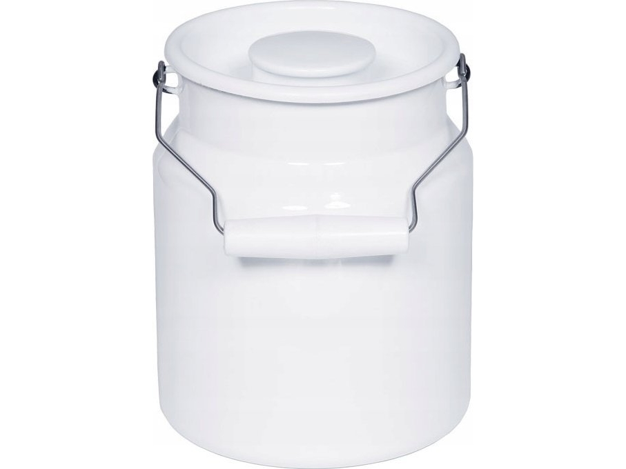 Riess - mælkekande i keramik, bred 2 l Classic BIALY