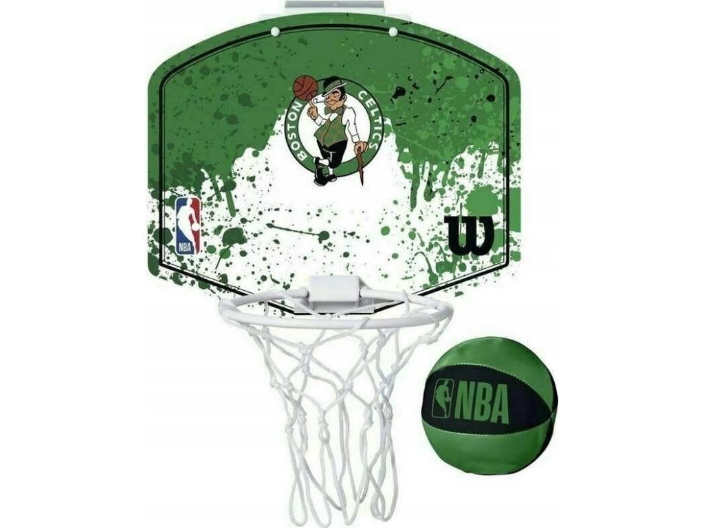 Wilson Wilson NBA Team Boston Celtics Mini Hoop WTBA1302BOS Zielone One size