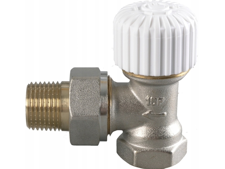 Vario Term Heizkörperventil Abgewinkelt 1/2" Vario Term 000M752a001 Sfk15-01 Nickel