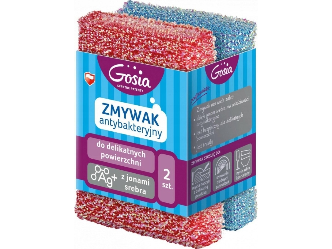 Politan Gosia Gosia Skurborste för känsliga ytor med silverjoner 2st 7909... | Färg & Tillbehör - Specialprodukter - Vårdprodukter | GameStuff