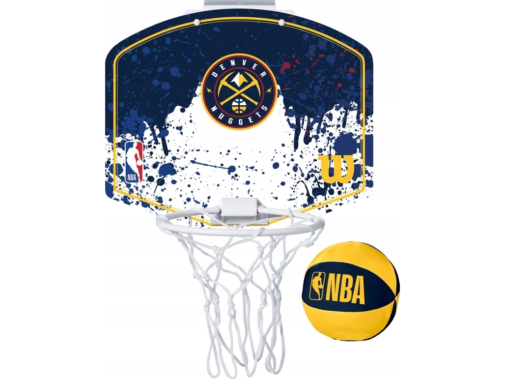 Wilson Wilson Nba Team Denver Nuggets Mini Hoop Wtba1302den Blau Einheitsgröße