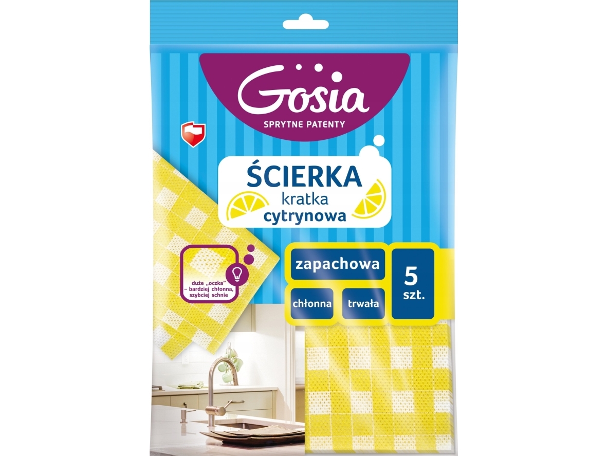Politan Gosia Gosia Ścierka Cytrynowa Kratka 33x48cm 5st 7856.... | N - A | GameStuff