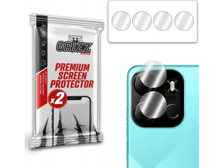 Grizzglass Kameralinse-Glas Hybridglass Til Tecno Pop 7 Pro
