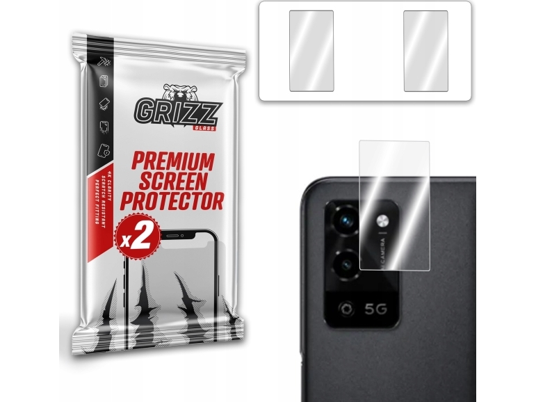 Grizzglass Kameraprotektor Grizzglass Hybridglass Camera Til Oppo A56s