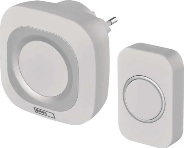 Trådløs Ringeklokke Emos Emos P5733w Ac, Hvid