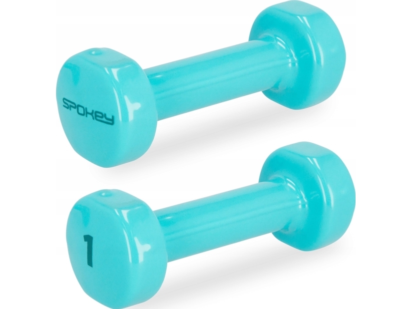 A Set Of Vinyl Dumbbells Spokey Shape 2X 1Kg
