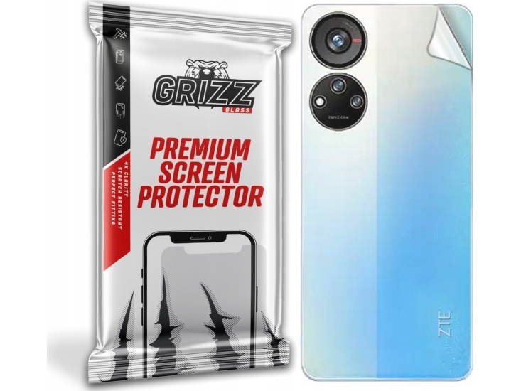 Grizzglass Bagfilm Satinskin Til Zte Axon 40 Se