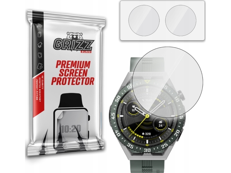Grizzglass Hybridglas Für Huawei Watch Gt 3 Se 46Mm