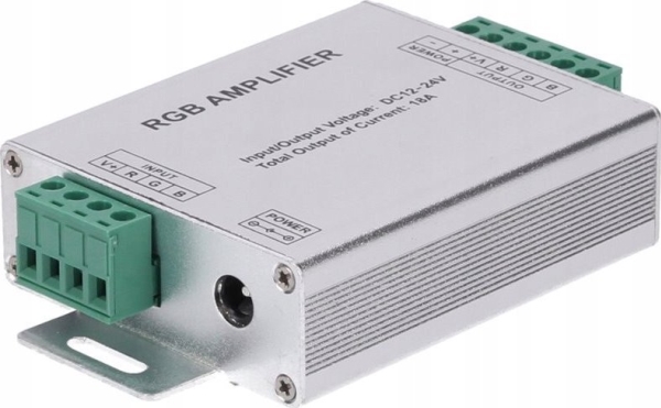 Prescot Led-Forstærker Til Rgb 12-24V 3X6a Pr-Wz-Rgb-18A