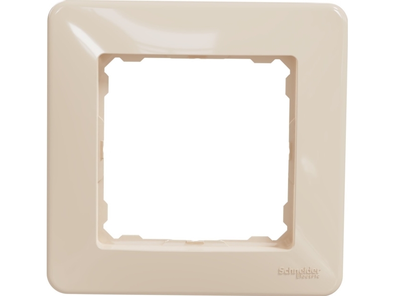 SCHNEIDERE Sedna Design & Elements, 1-kreds ramme, elfenben (SDD312801)