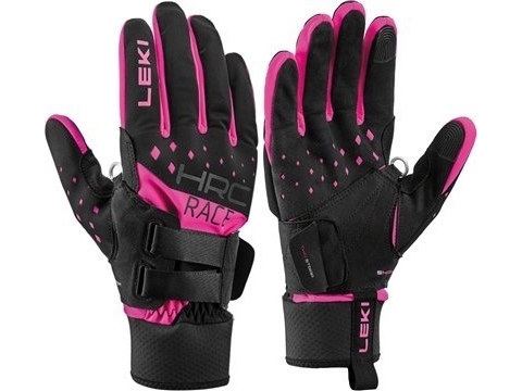 Leki LEKI Hansker HRC Race Shark rosa 6.0