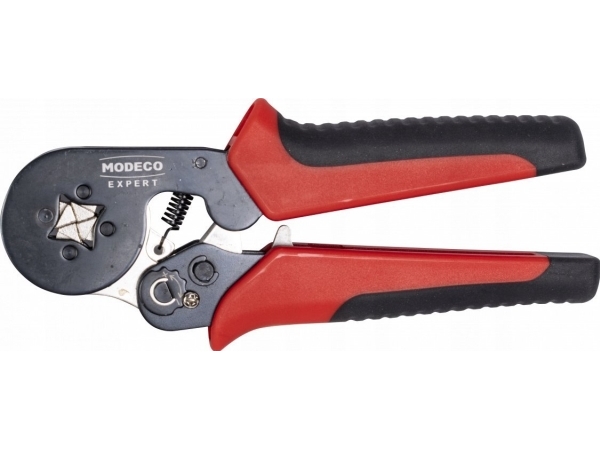 Modeco Abisolier-/Crimpzange Für Aderendhülsen 0,25-6Mm² 175Mm Crmo Tpr Mn-20-184