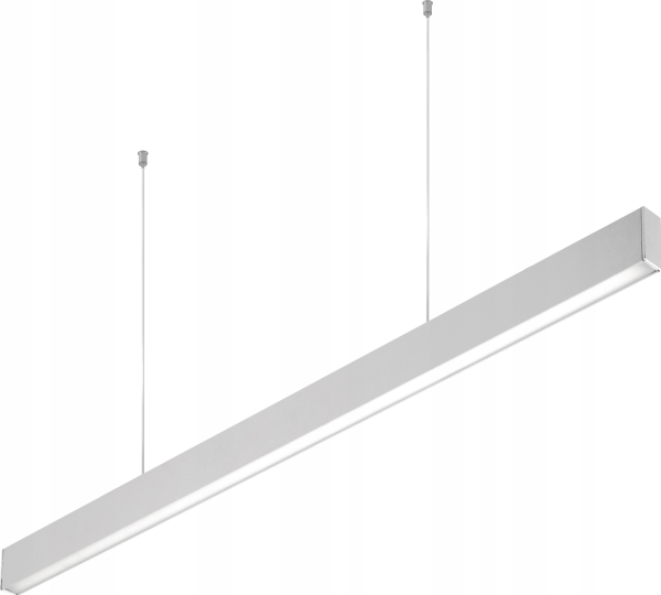 Gtv Loftlampe Ophængt Led Livia, 40W, 3600Lm, Ip20, Al/Pc, 4000K, 120 Cm, Hvid Ld-Liv40wnb-10