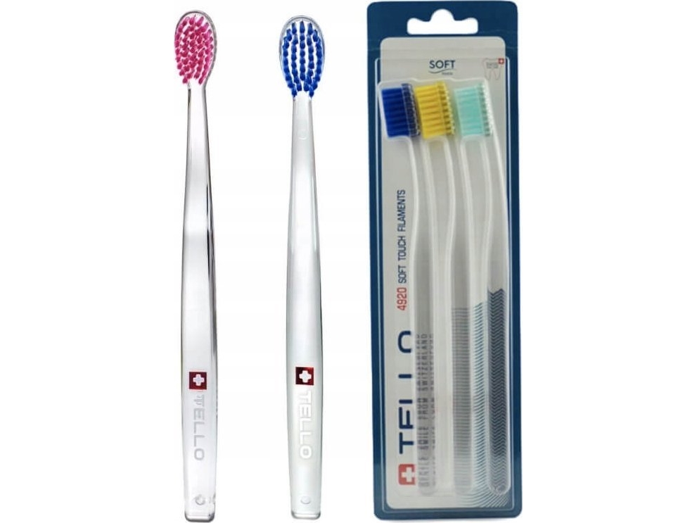 Tello Tello 4920 Soft Trio 3Er-Pack (Ersatzköpfe) Für D/Zebów