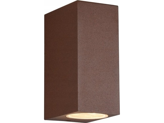 Kinkiet Delight Trio Roya 204269224 Udendørs Væglampe Ip44 2X35w Gu10 Brun